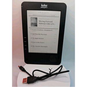 Kobo N647 Wireless eReader Black Tested & Working 6" Screen